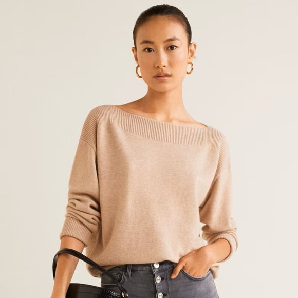 Mango Cousin Boat Neck Sweater - XS - Picture 1 of 5